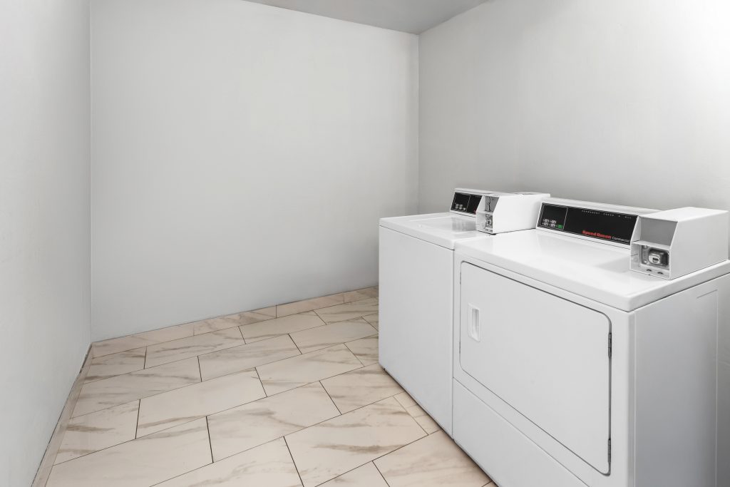 Self-service guest laundry room at Travelodge by Wyndham Milwaukee